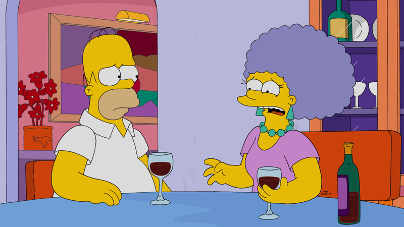 Illustration for article titled Patty, Selma, Maggie, a squirrel—The Simpsons shrugs and says “good enough”